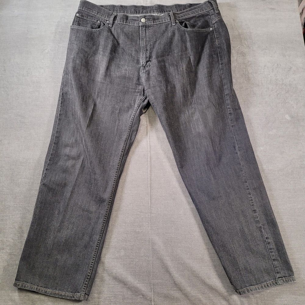Levis 569 Baggy Faded Black Skater Mens Jeans Actual‎ Size 45 x 31